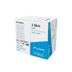 Kabel UTP Lanberg 1Gb/s 100m drut CCA | PartsPC.pl