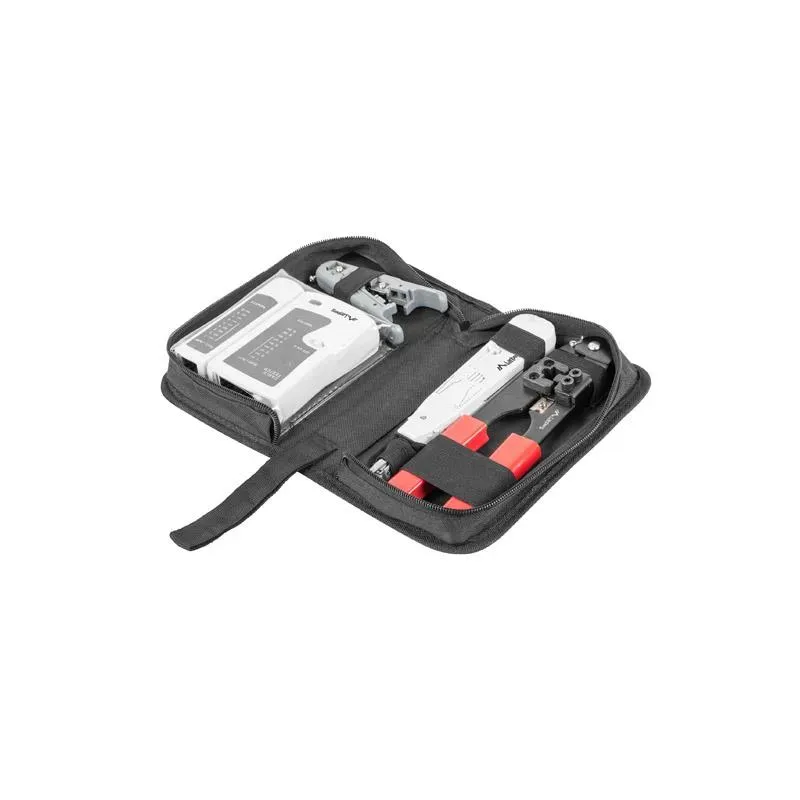 Zestaw narzędzi Lanberg NT-0301 do budowy sieci LAN | PartsPC.pl