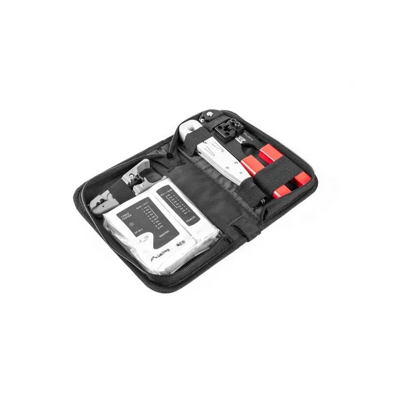 Zestaw narzędzi Lanberg NT-0301 do budowy sieci LAN | PartsPC.pl