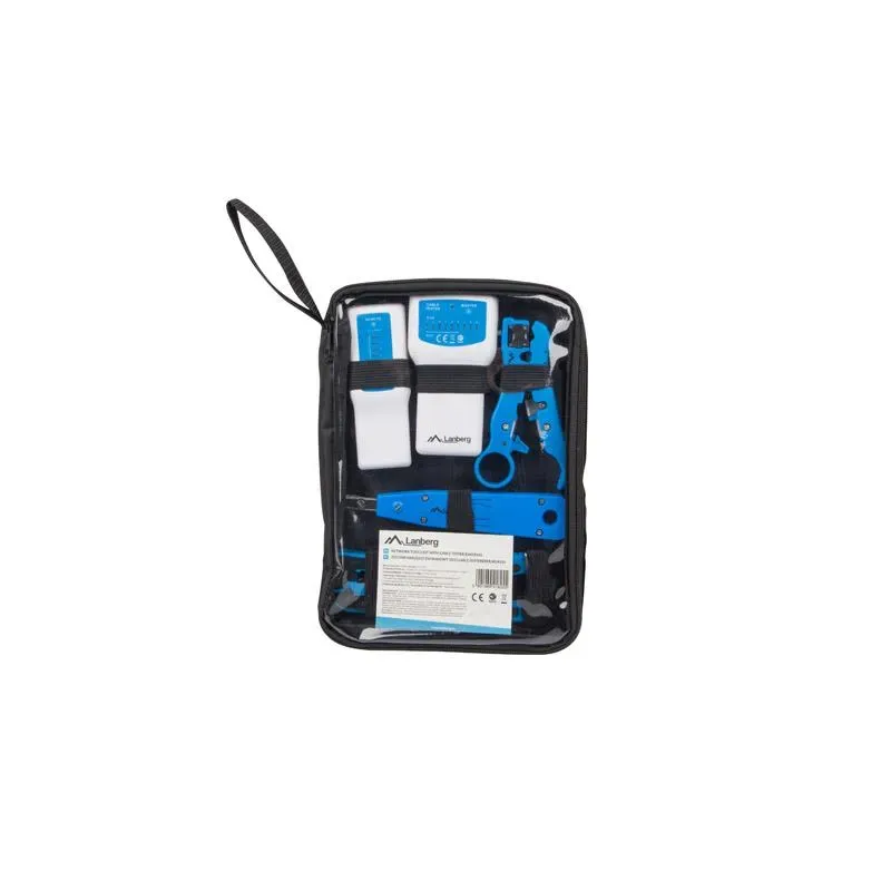 Zestaw narzędzi Lanberg NT-0302 do budowy sieci LAN z | PartsPC.pl