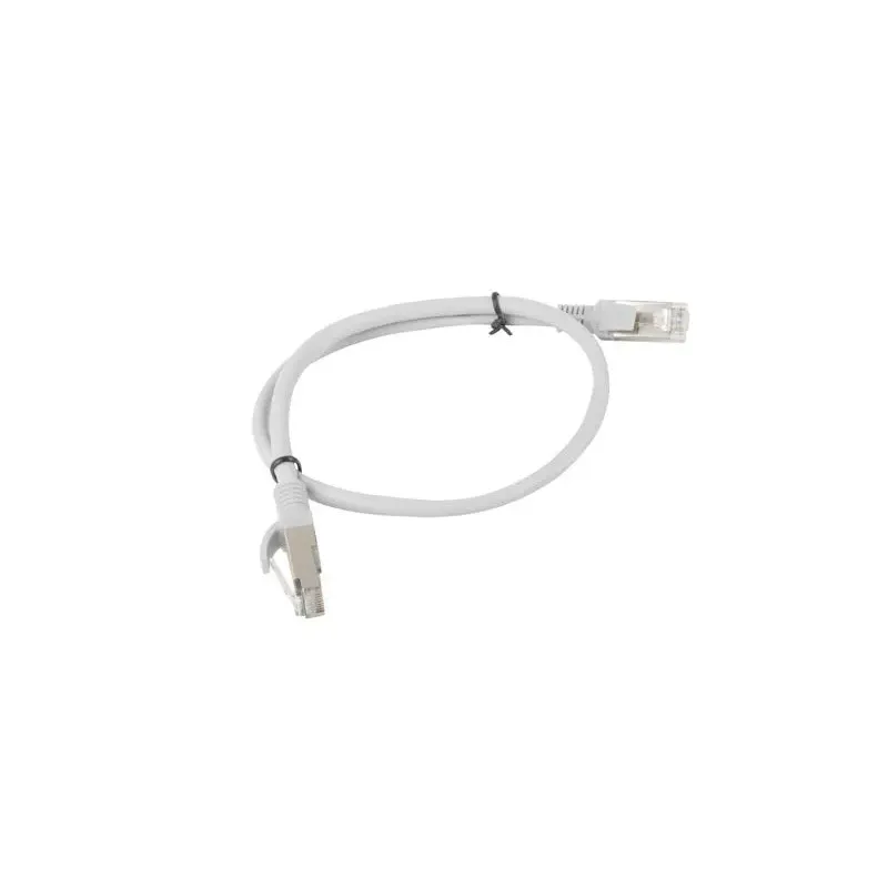 Patchcord Lanberg FTP kat.5e 0,5m szary | PartsPC.pl