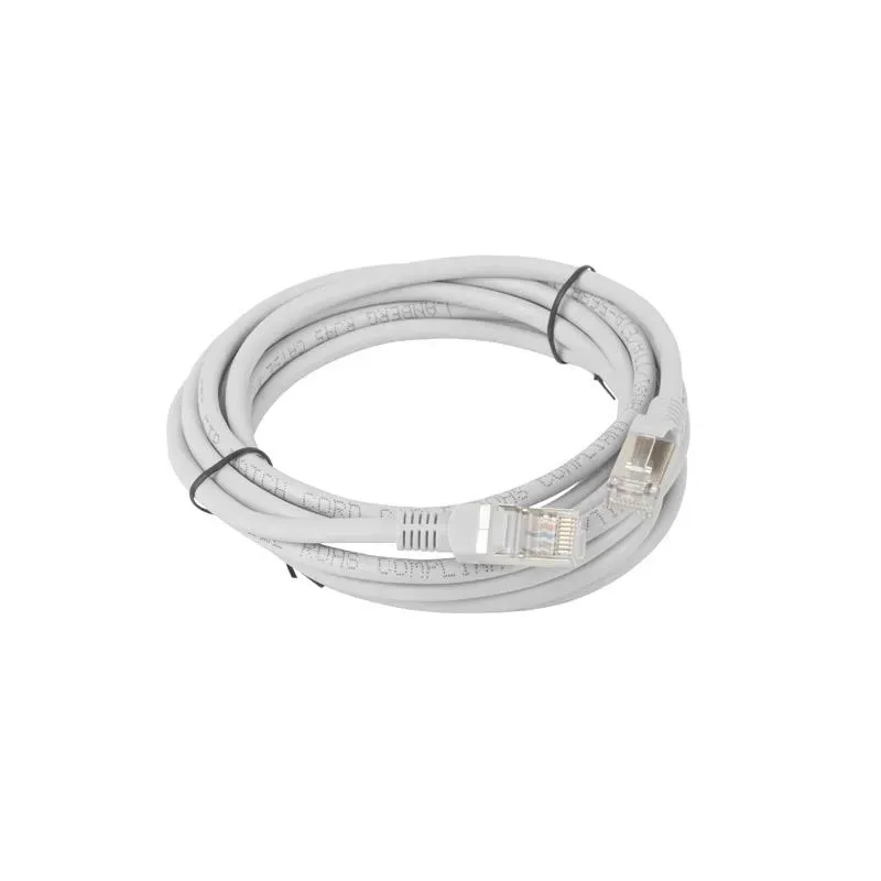 Patchcord Lanberg FTP kat.5e 3m szary | PartsPC.pl