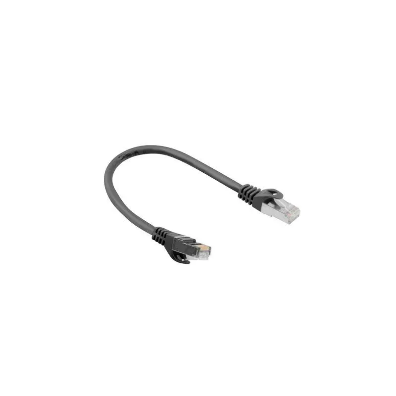 Patchcord Lanberg FTP kat.6 0,25m czarny | PartsPC.pl