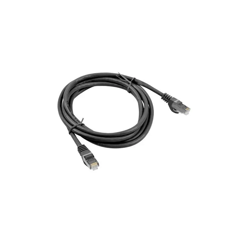 Patchcord Lanberg FTP kat.6 0,5m czarny | PartsPC.pl