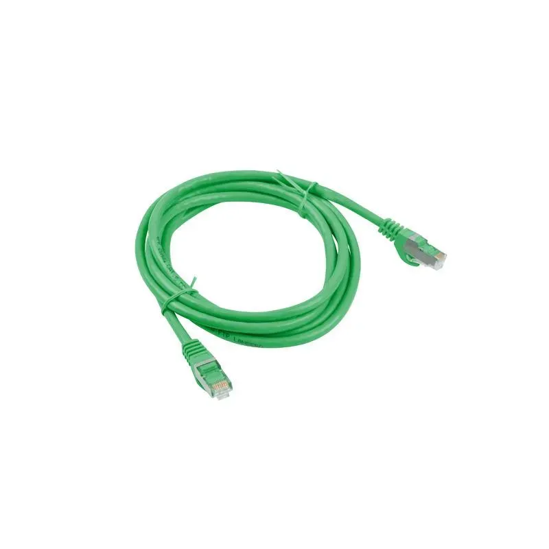 Patchcord Lanberg FTP kat.6 1,5m zielony | PartsPC.pl