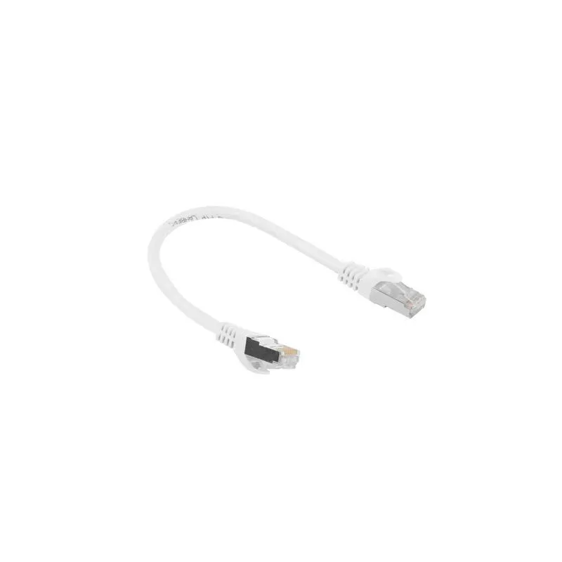 Patchcord Lanberg FTP kat.6 0,25m biały | PartsPC.pl