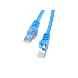 Patchcord Lanberg FTP kat.6 0,5m niebieski | PartsPC.pl