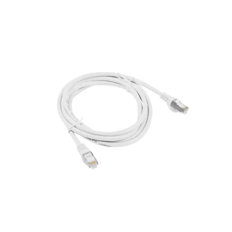 Patchcord Lanberg FTP kat.6 1m biały | PartsPC.pl