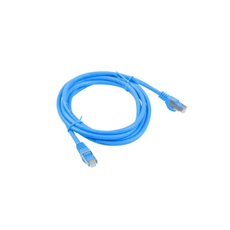Patchcord Lanberg FTP kat.6 2m niebieski | PartsPC.pl