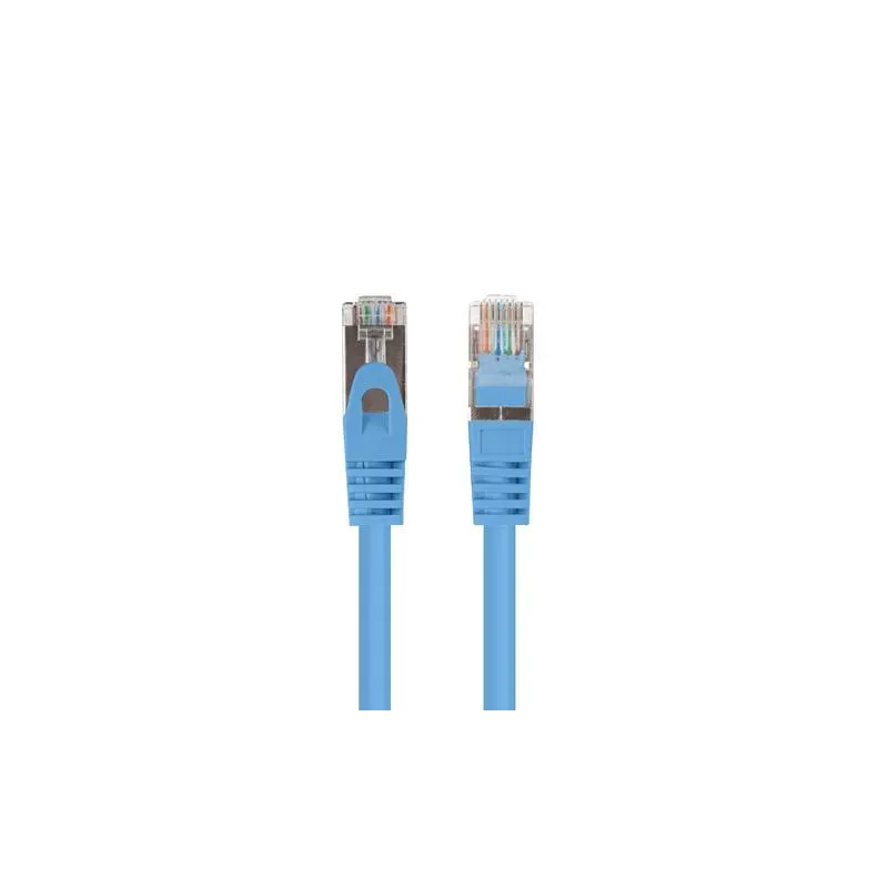 Patchcord Lanberg FTP kat.6 2m niebieski 10-pack | PartsPC.pl