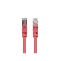Patchcord Lanberg FTP kat.6 0,25m czerwony 10-pack | PartsPC.pl