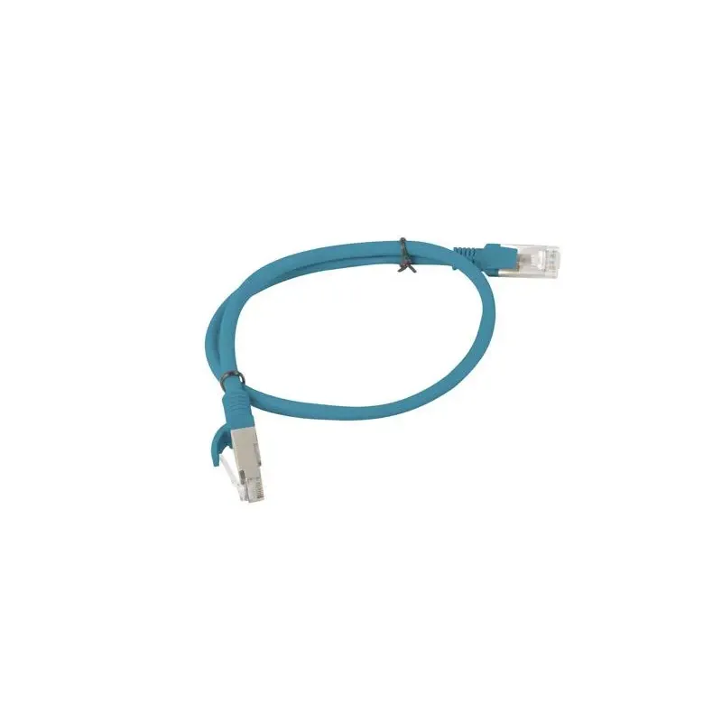 Patchcord Lanberg UTP kat.5e 0,5m niebieski | PartsPC.pl
