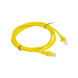 Patchcord Lanberg UTP kat.5e 1,5m żółty | PartsPC.pl