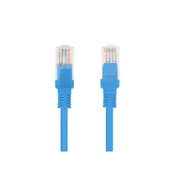 Patchcord Lanberg UTP kat.5e 10m niebieski | PartsPC.pl