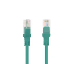 Patchcord Lanberg UTP kat.5e 15m zielony | PartsPC.pl