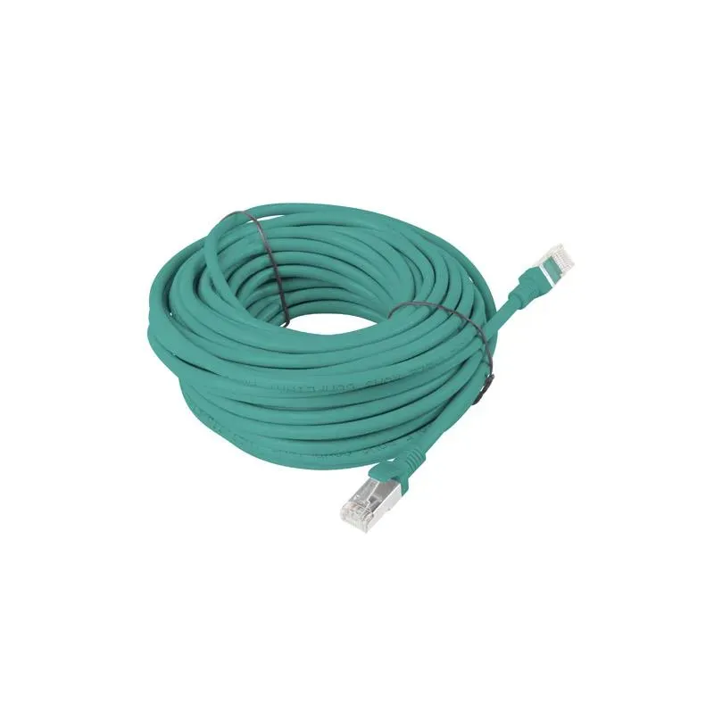 Patchcord Lanberg UTP kat.5e 15m zielony | PartsPC.pl