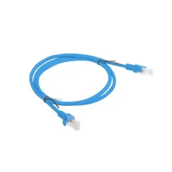 Patchcord Lanberg UTP kat.5e 1m niebieski | PartsPC.pl