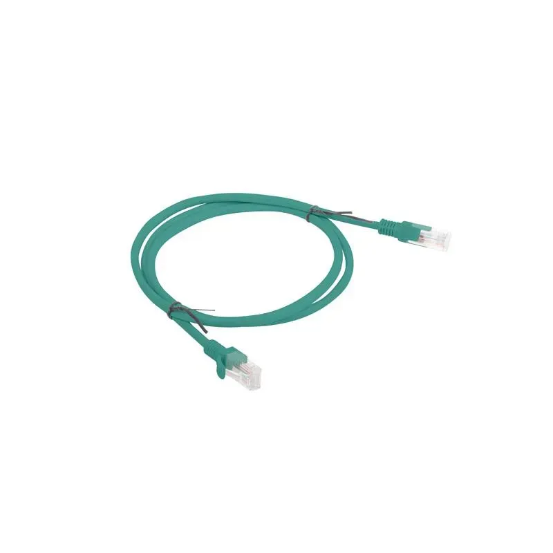 Patchcord Lanberg UTP kat.5e 1m zielony | PartsPC.pl
