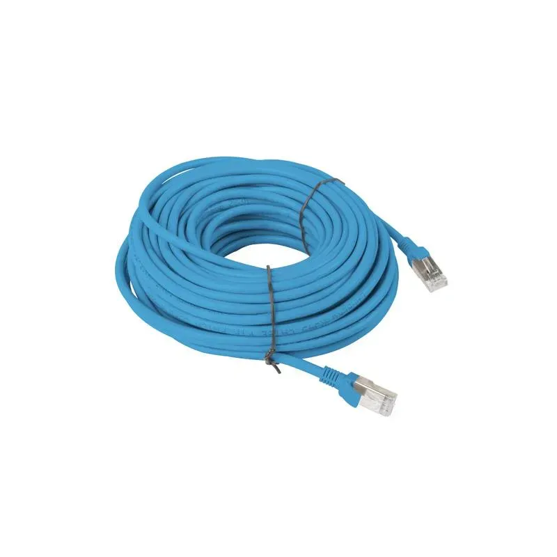 Patchcord Lanberg UTP kat.5e 20m niebieski | PartsPC.pl
