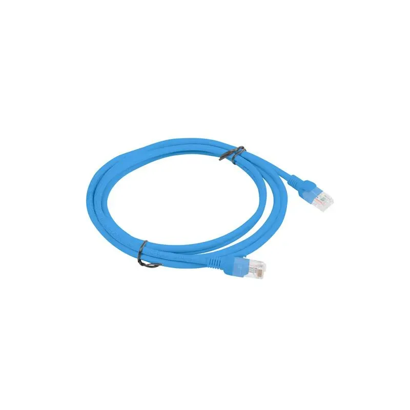 Patchcord Lanberg UTP kat.5e 2m niebieski | PartsPC.pl