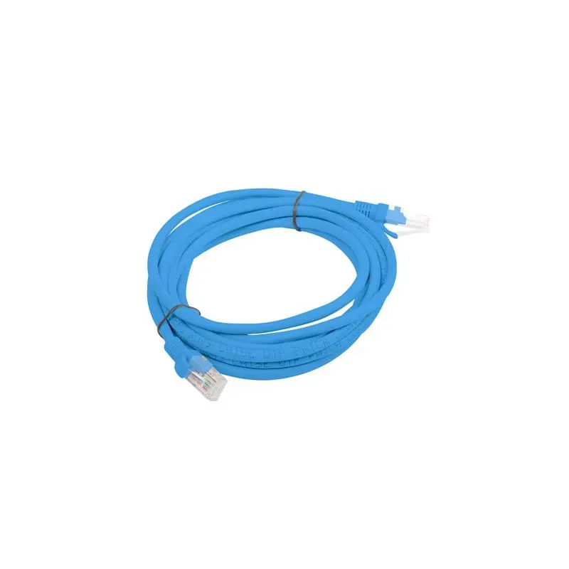 Patchcord Lanberg UTP kat.5e 3m niebieski | PartsPC.pl