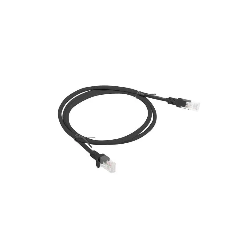 Patchcord Lanberg UTP kat.5e 1m czarny | PartsPC.pl