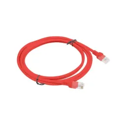 Patchcord Lanberg UTP kat.5e 2m czerwony | PartsPC.pl