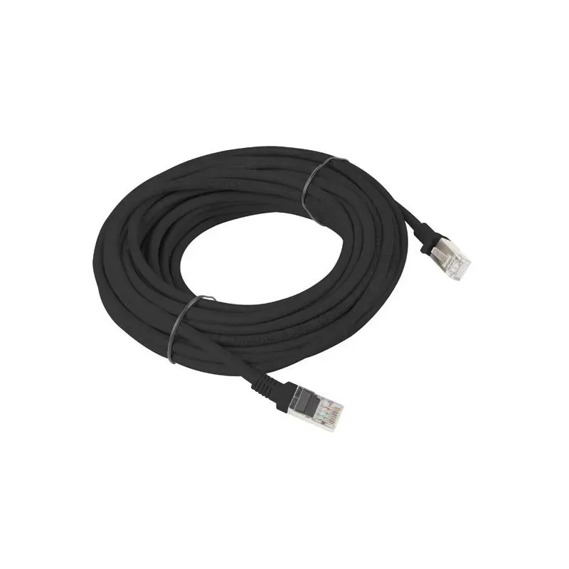 Patchcord Lanberg UTP kat.6 10m czarny | PartsPC.pl