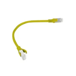 Patchcord Lanberg UTP kat.6 0,25m żółty | PartsPC.pl