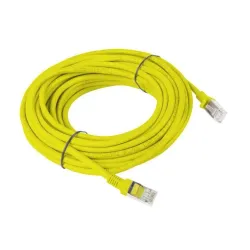Patchcord Lanberg UTP kat.6 10m żółty | PartsPC.pl