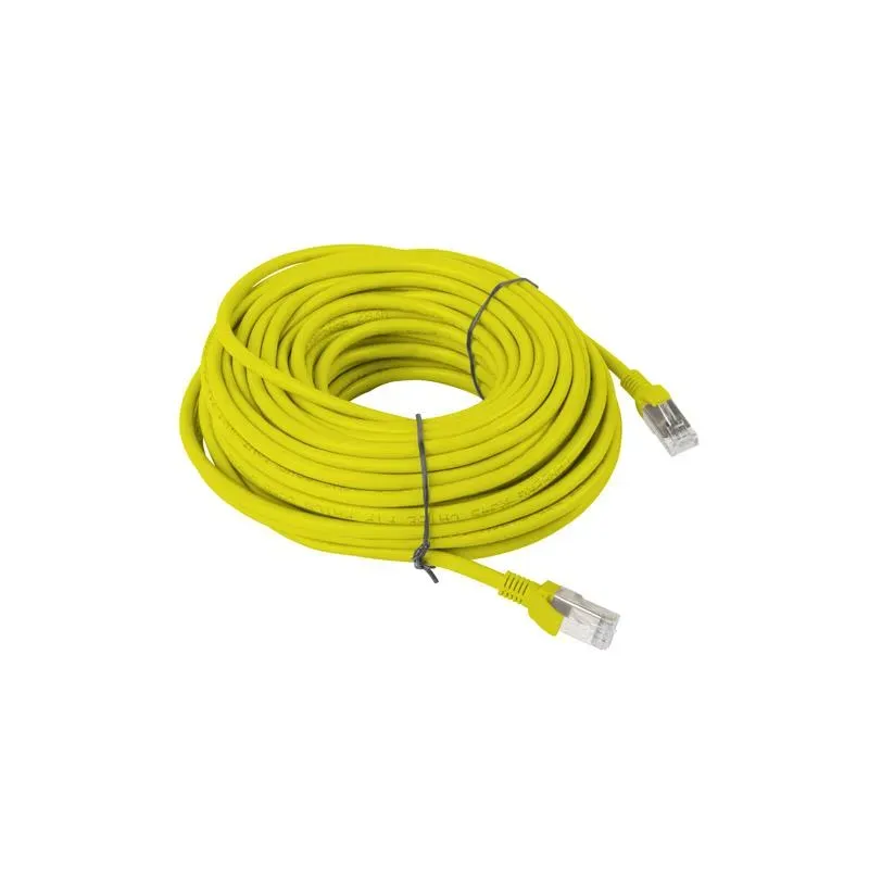 Patchcord Lanberg UTP kat.6 20m żółty | PartsPC.pl