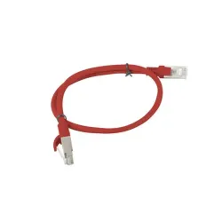 Patchcord Lanberg UTP kat.6 0,5m czerwony | PartsPC.pl