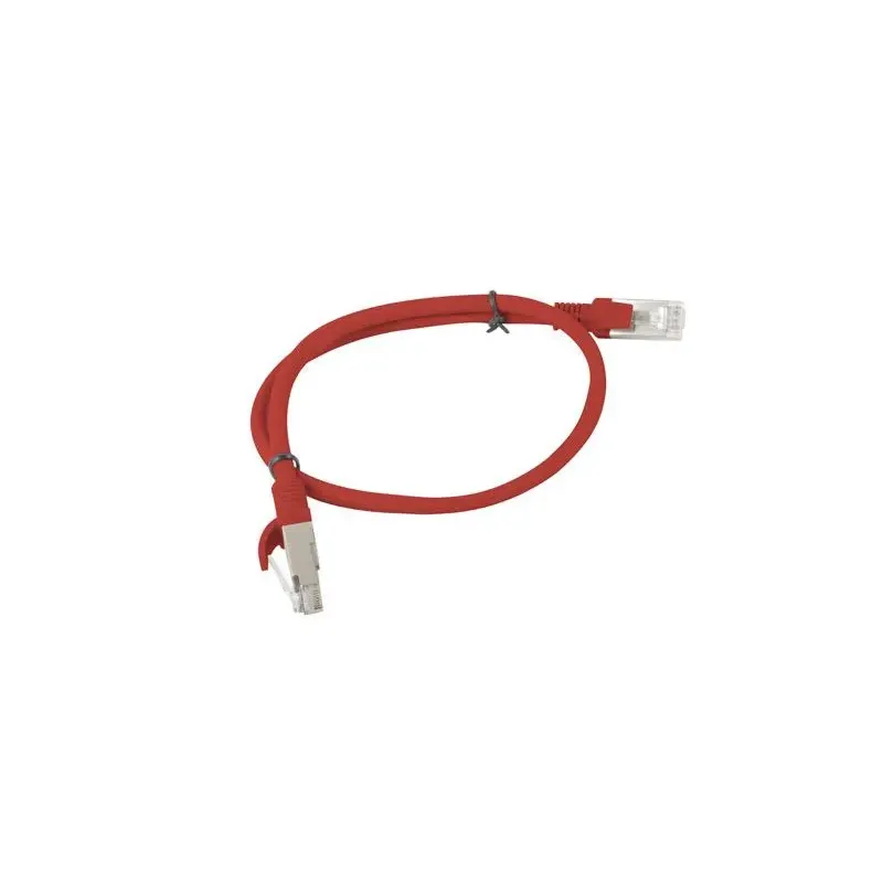Patchcord Lanberg UTP kat.6 0,5m czerwony | PartsPC.pl