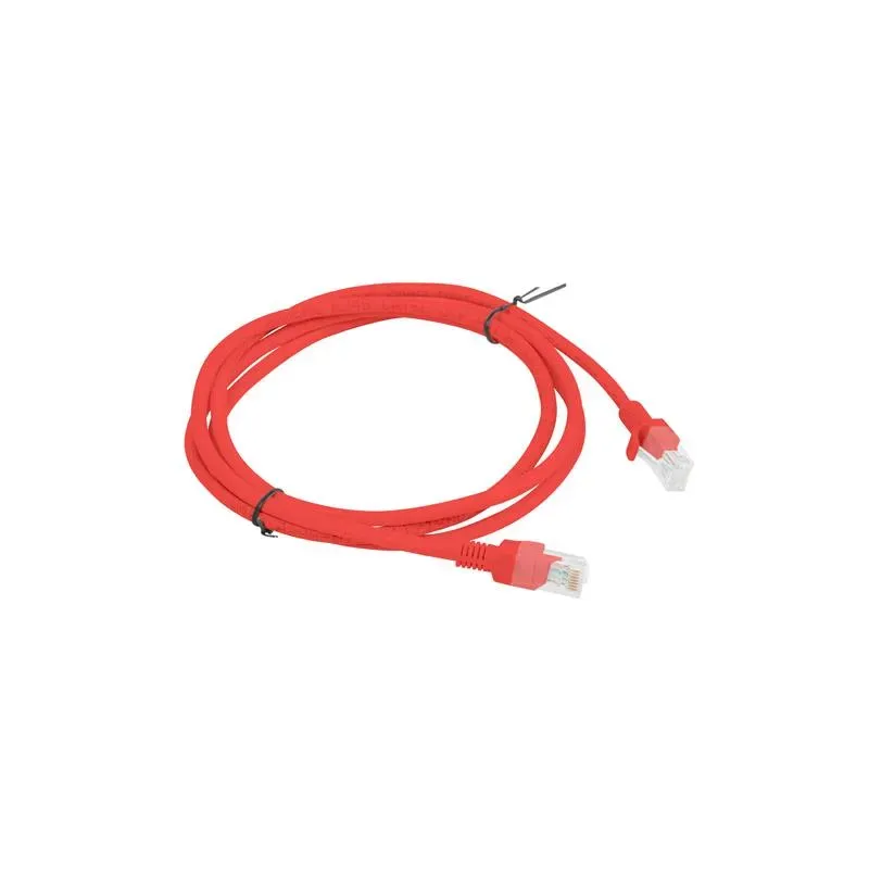 Patchcord Lanberg UTP kat.6 1,5m czerwony | PartsPC.pl