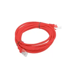 Patchcord Lanberg UTP kat.6 3m czerwony | PartsPC.pl