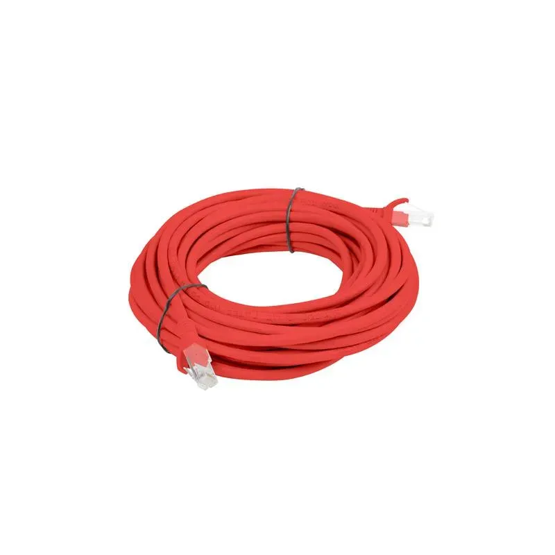 Patchcord Lanberg UTP kat.6 10m czerwony | PartsPC.pl