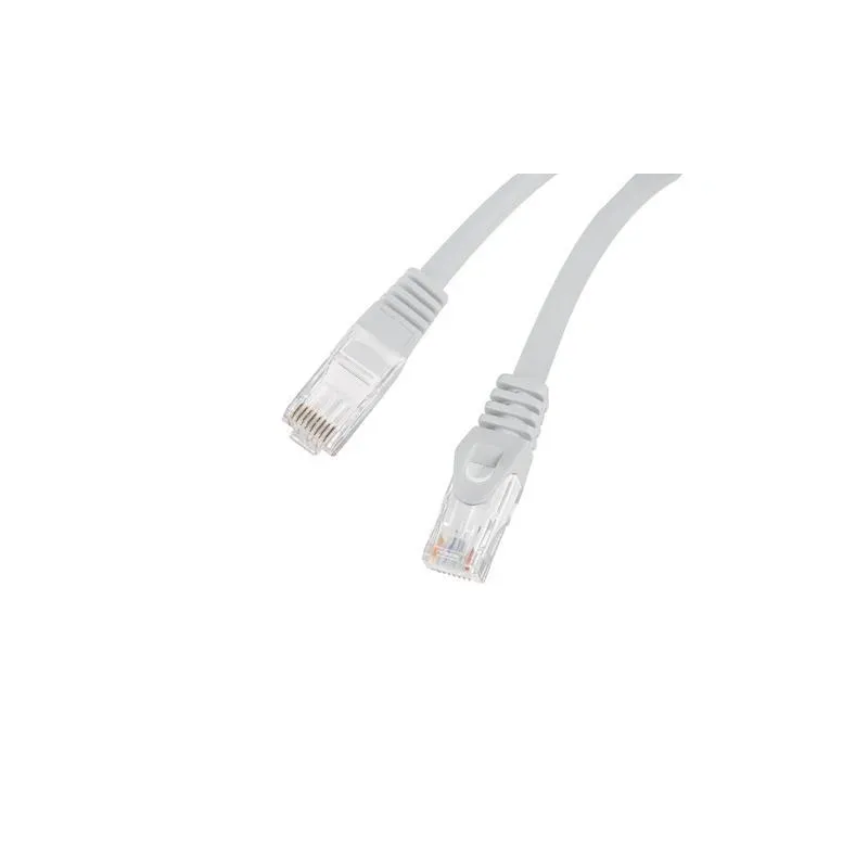 Patchcord Lanberg UTP kat.6 1m LSZH CU fluke passed szary | PartsPC.pl
