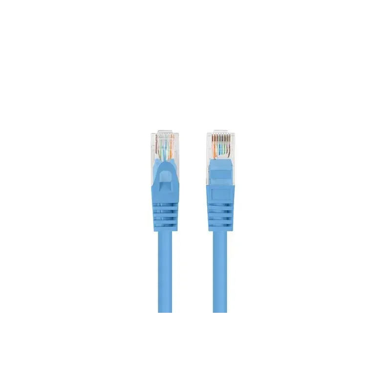 Patchcord Lanberg UTP kat.6 1m niebieski 10-Pack | PartsPC.pl