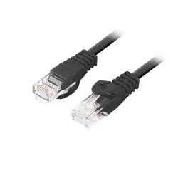 Patchcord Lanberg UTP kat.5e 2m czarny box fluke passed | PartsPC.pl