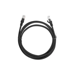 Patchcord Lanberg UTP kat.5e 2m czarny box fluke passed | PartsPC.pl
