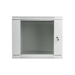 Szafa instalacyjna Rack wisząca 19" 9U 600x600 szara | PartsPC.pl