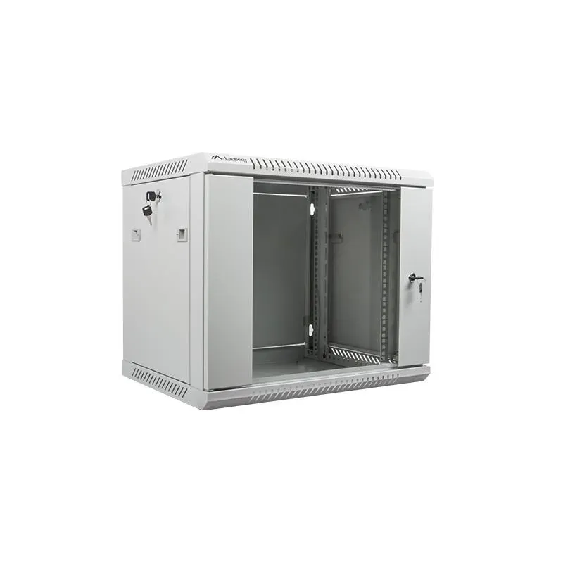 Szafa instalacyjna Rack wisząca 19" 9U 600x450 szara | PartsPC.pl