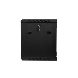 Szafa instalacyjna Rack wisząca 19" 9U 600x450 czarna | PartsPC.pl