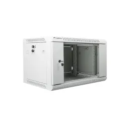Szafa instalacyjna Rack wisząca 19" 6U 600x450 szara | PartsPC.pl