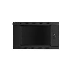 Szafa instalacyjna Rack wisząca 19" 6U 600x450 czarna | PartsPC.pl