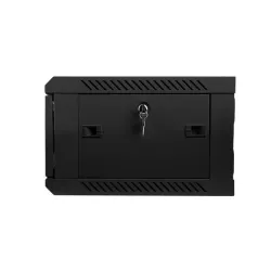 Szafa instalacyjna Rack wisząca 19" 4U 600x450 czarna | PartsPC.pl