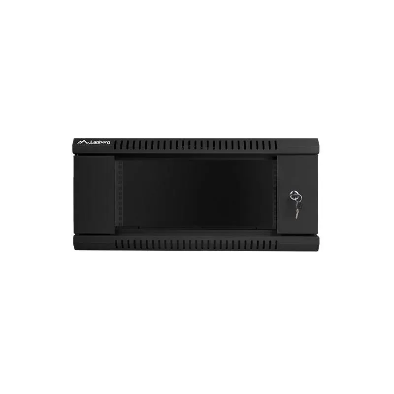 Szafa instalacyjna Rack wisząca 19" 4U 600x450 czarna | PartsPC.pl