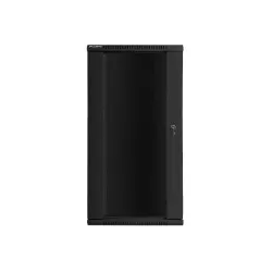 Szafa instalacyjna Rack wisząca 19" 27U 600x450 czarna | PartsPC.pl