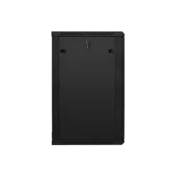 Szafa instalacyjna Rack wisząca 19" 22U 600x600 czarna | PartsPC.pl