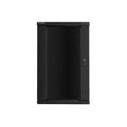 Szafa instalacyjna Rack wisząca 19" 22U 600x450 czarna | PartsPC.pl